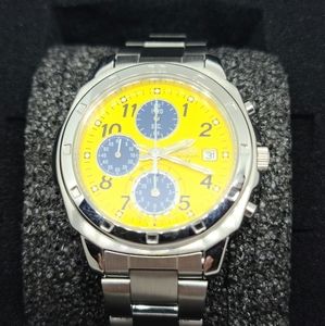 SEIKO Chronograph Yellow SND409